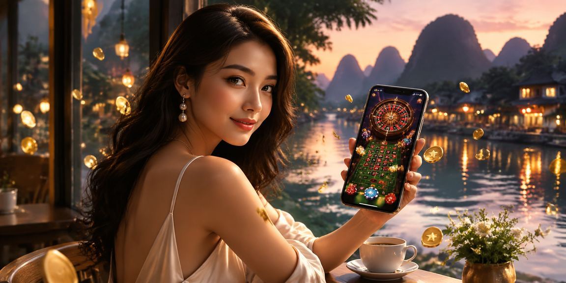 Người chơi mobile casino tại quán cà phê Ninh Bình với voucher
